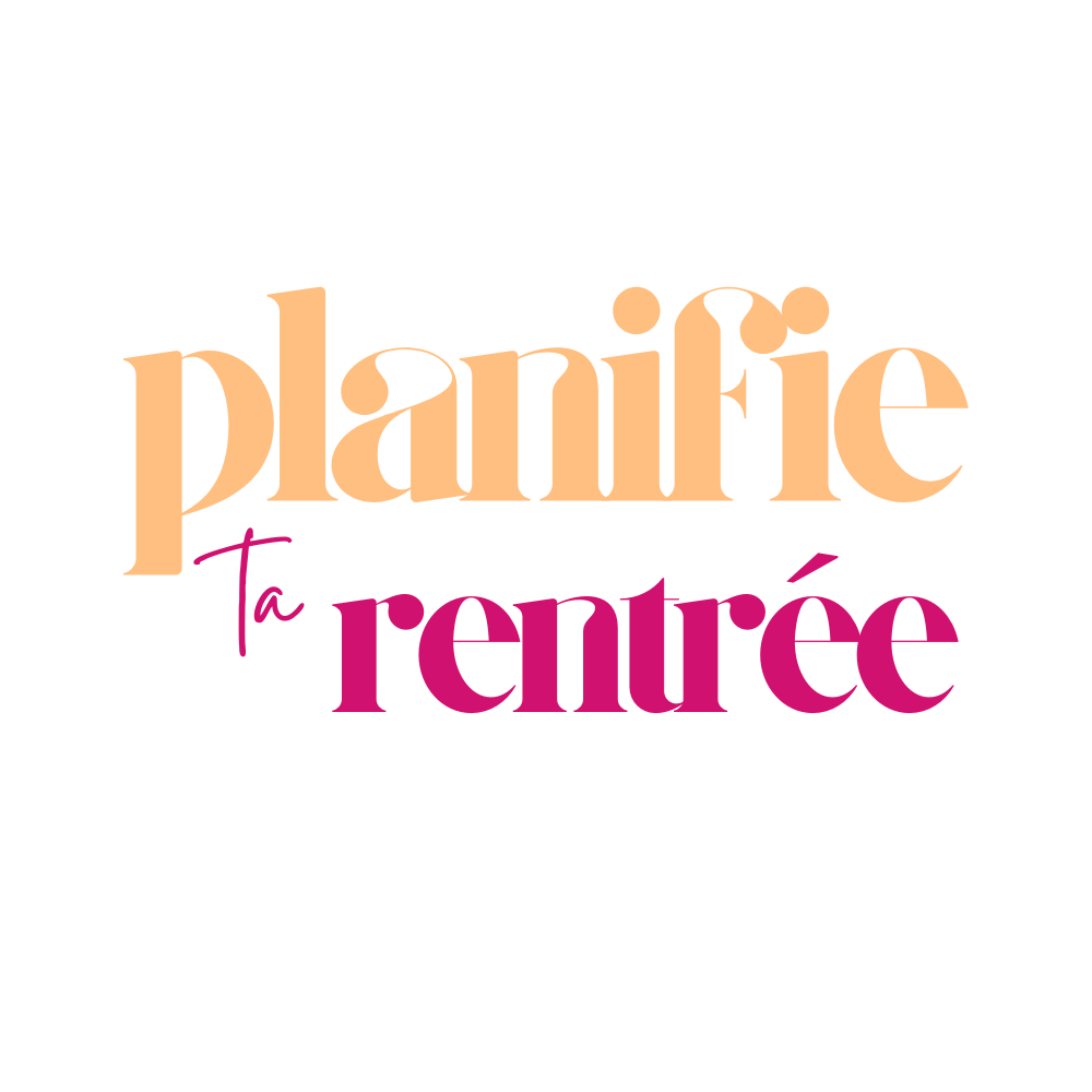 Logo Planifie ta rentrée avec Sophie Gagnon