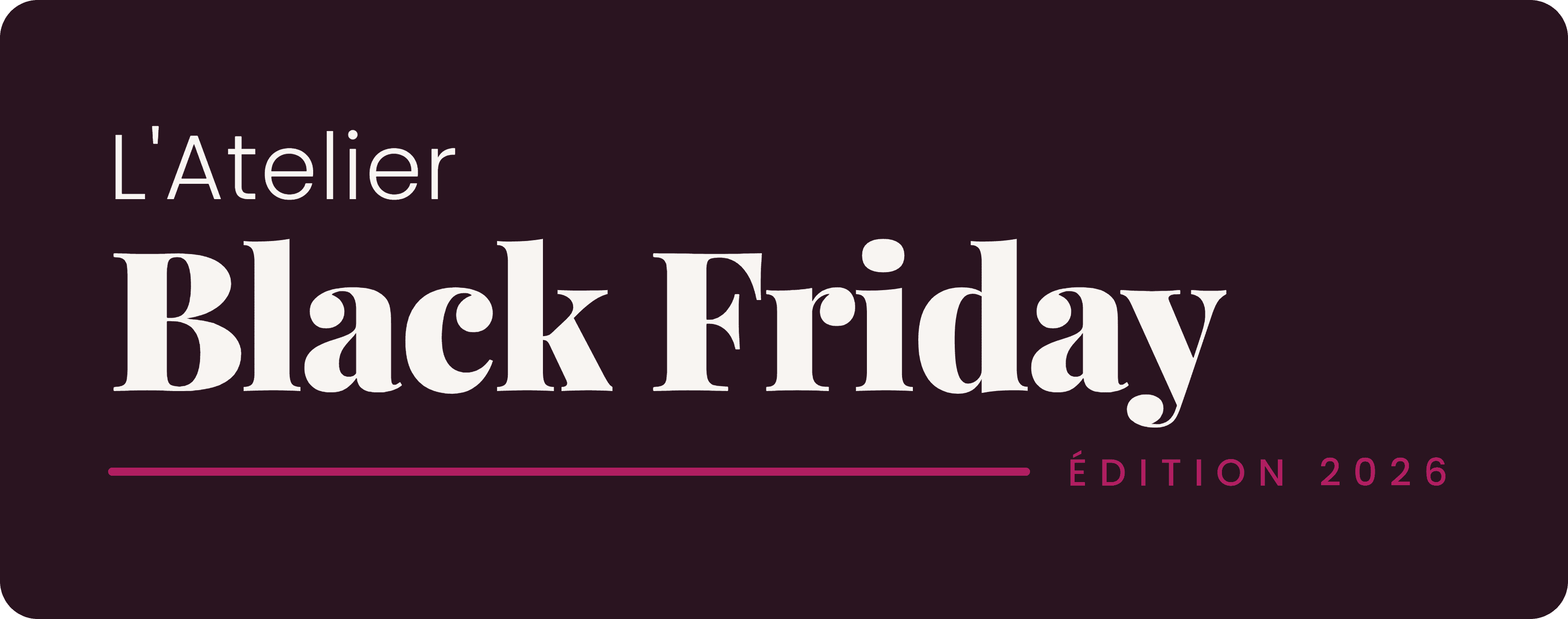 logo Atelier Black Friday 2026