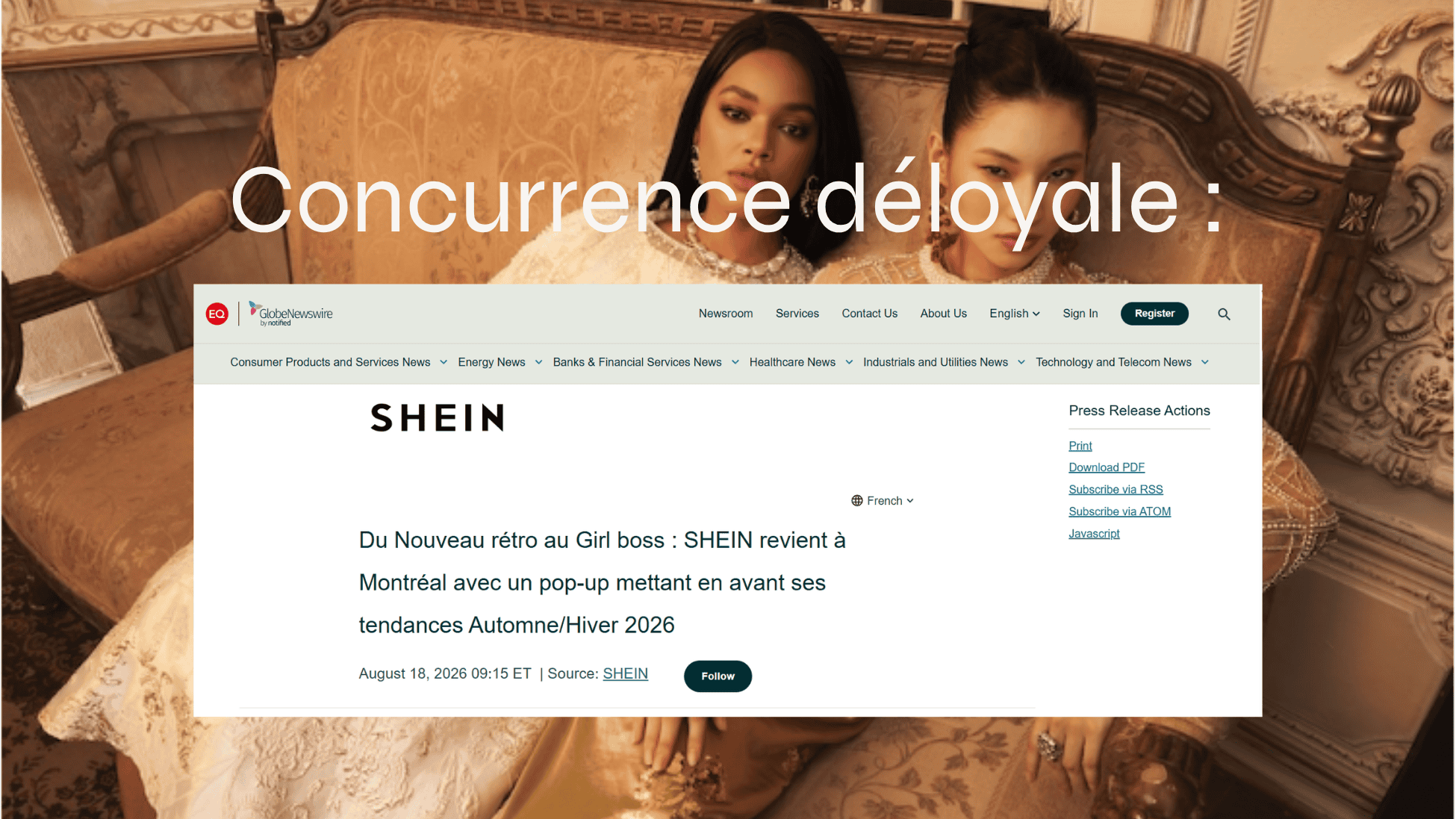Concurrence déloyale : pourquoi Shein peut être une bonne nouvelle pour ta business